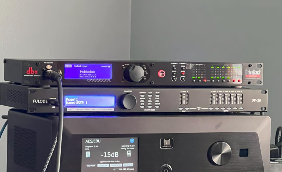 dbx DriveRack PA2 2x6 PA Complete Professional Loudspeaker Management System, Rack Mountable with Android and iOS Control. Black customer photo 2
