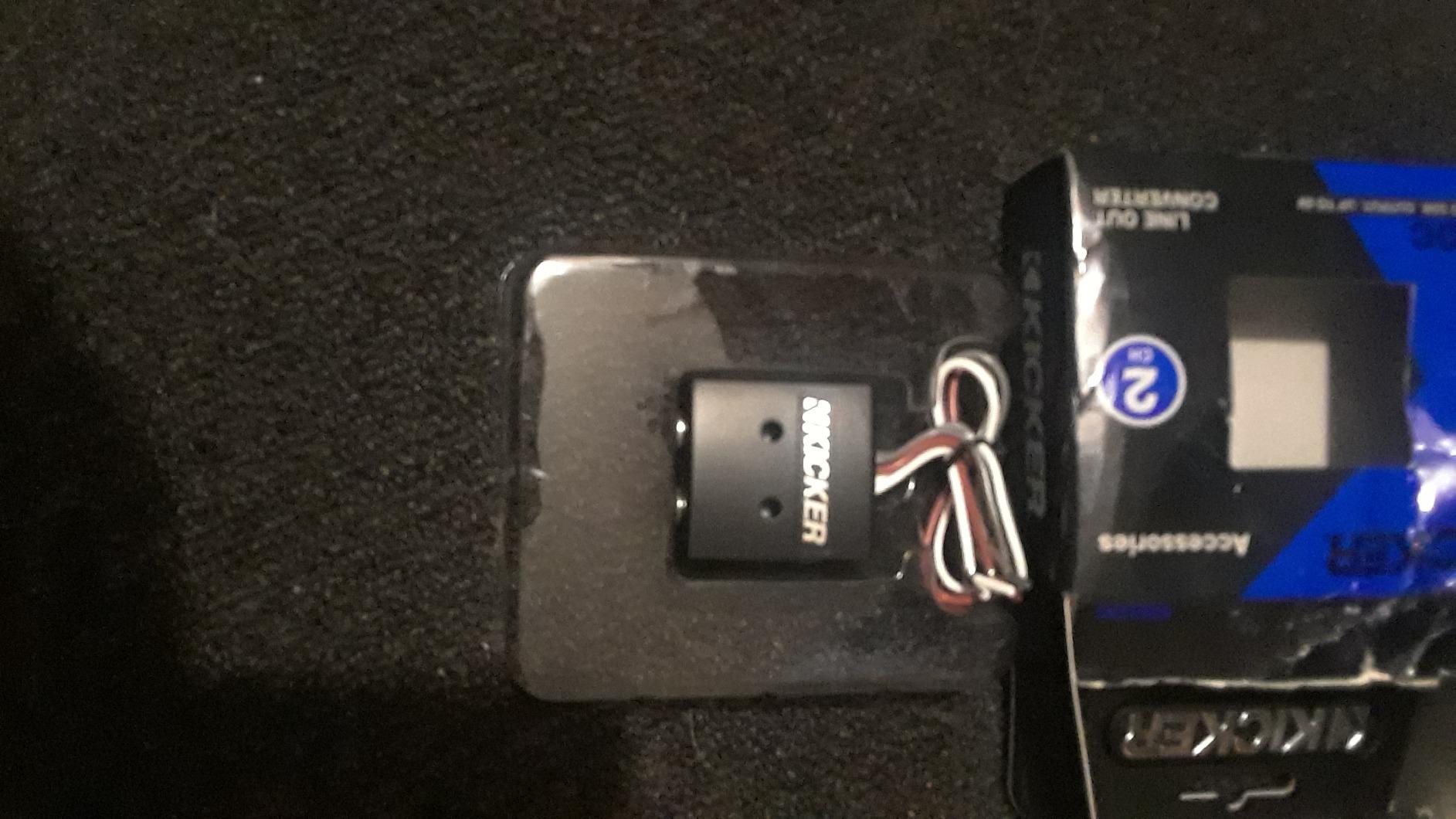 KICKER 46KISLOC K-Series Interconnect, Speaker to RCA W/Line-Out Converter customer photo 2