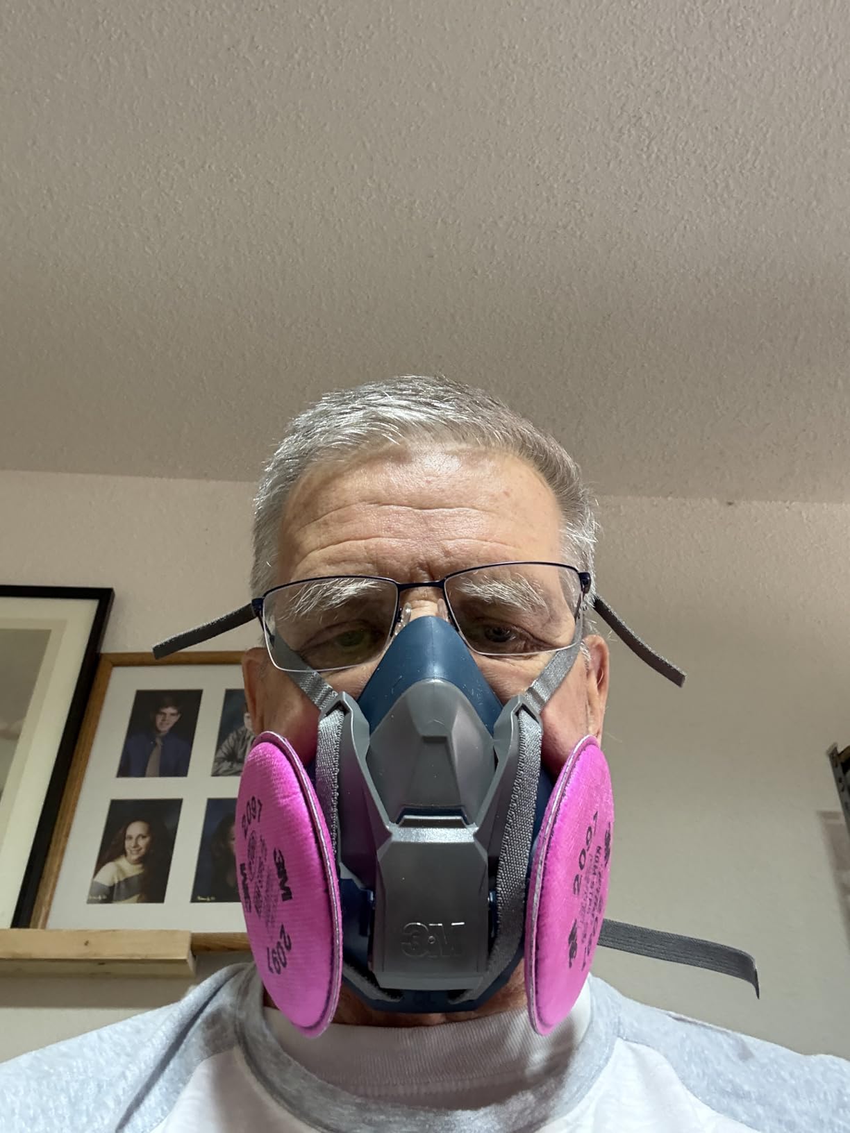 3M Rugged Comfort Quick Latch Half Facepiece Reusable Respirator 6502QL, NIOSH, Cool Flow Exhalation Valve, Bayonet Connection, Silicone Face Seal, for Gases, Vapors, Dust, Maintenance, Construction,M customer photo 2