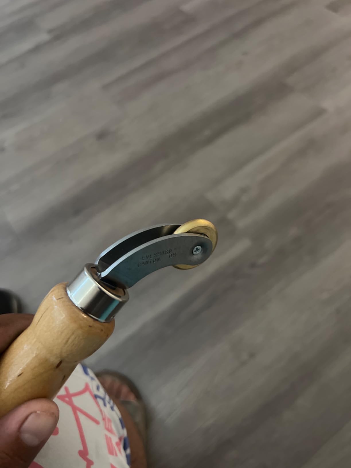 MR13140 Original Fork Everhard Double-end Silicone Seam/Brass Detail Roller Made in USA customer photo 2