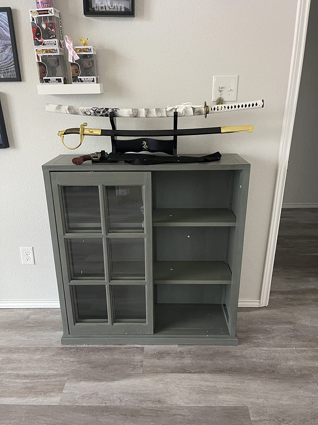 SAFAVIEH American Homes Collection Greg Dark Teak Bookcase customer photo 1