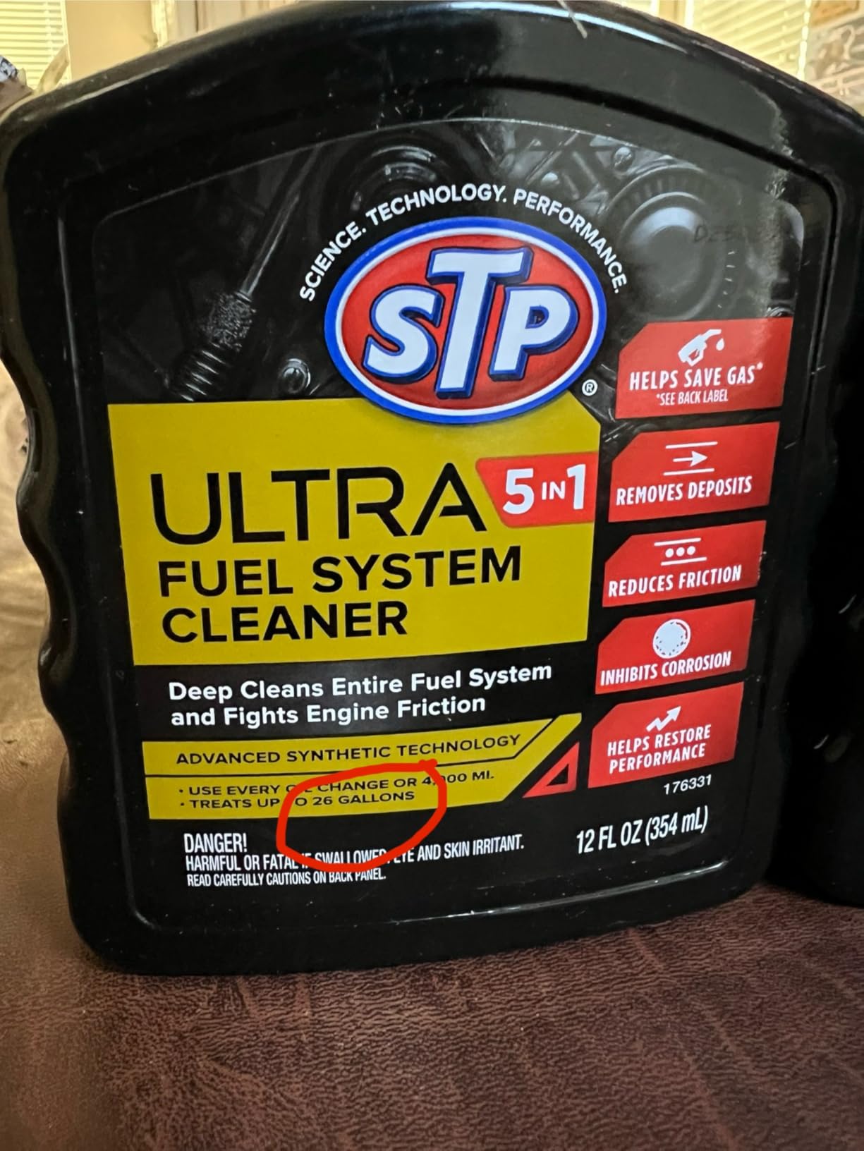 Ultra 5 In 1 Fuel System Cleaner and Stabilizer, Deep Cleans Fuel System and Fights Engine Friction, 12 FlOz customer photo 1