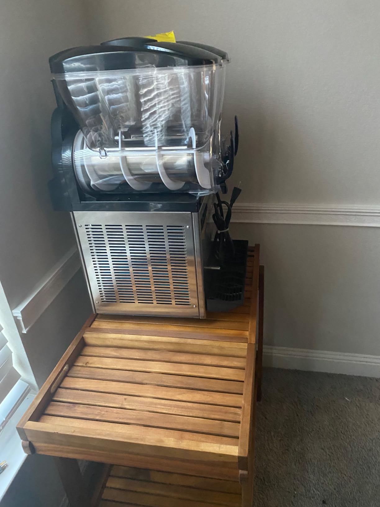 Safavieh -Outdoor Collection Orland Natural Wood Tea Trolley Cart customer photo 2