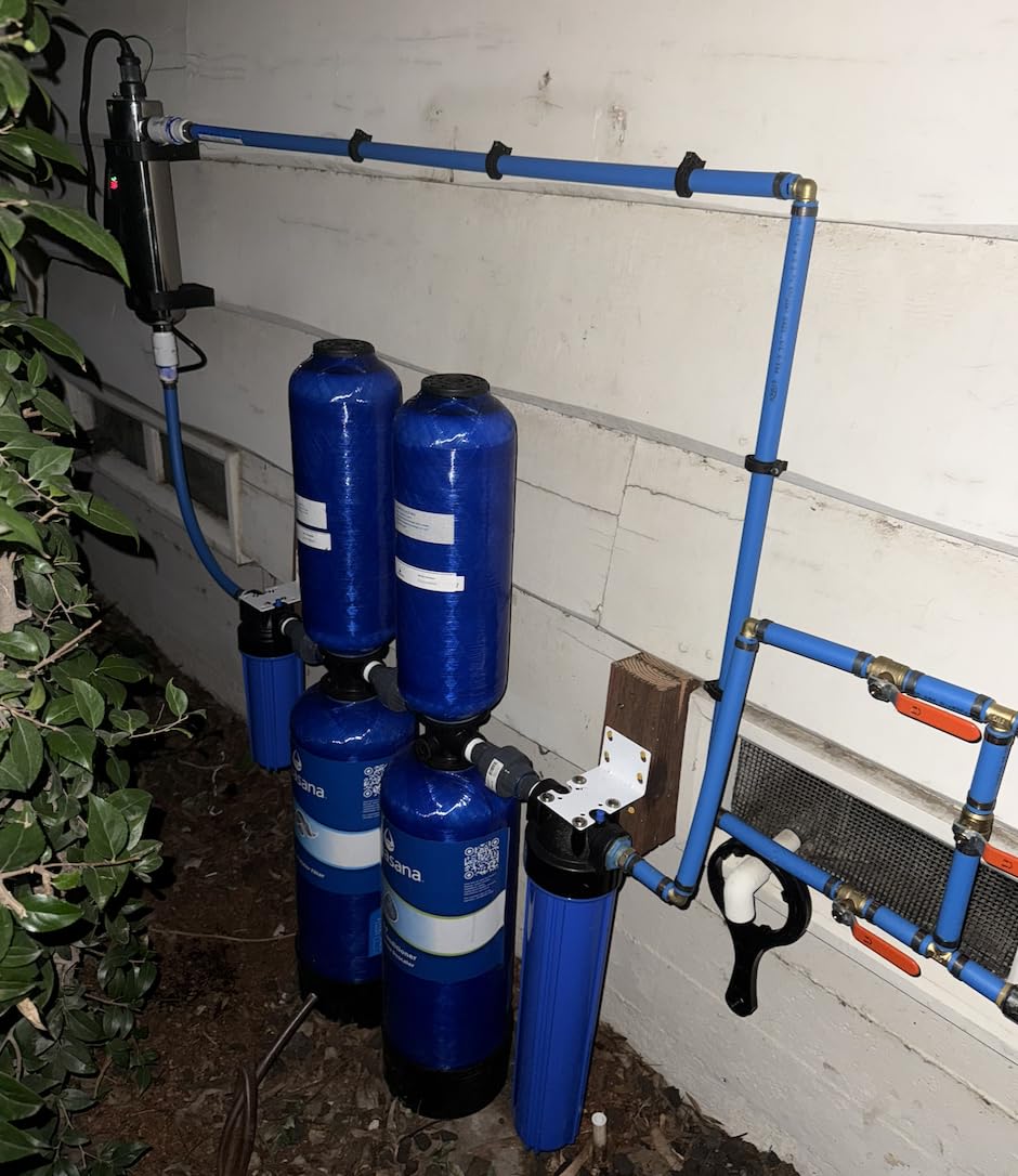 Aquasana Whole House Well Water Filter | 500K Gallons | UV, Carbon & KDF | Salt-Free Softener Alternative customer photo 1