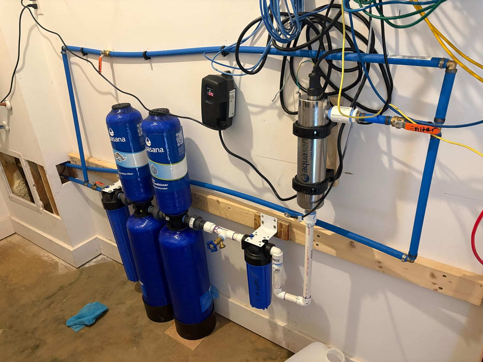 Aquasana Whole House Well Water Filter System - 500K Gallons with UV, Carbon & KDF, Salt-Free Softener Alternative customer photo 2