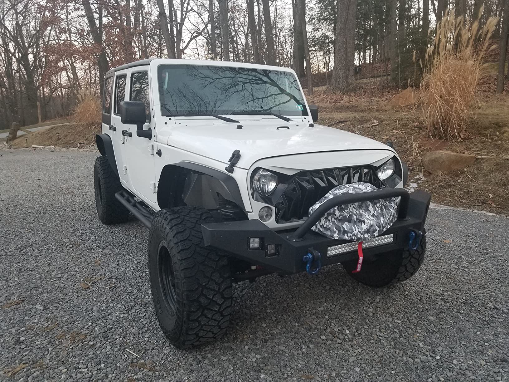 Barricade Off Road Rock Sliders Styling and Protection Fits Jeep Wrangler JK 4 Door 2007-2018 customer photo 1
