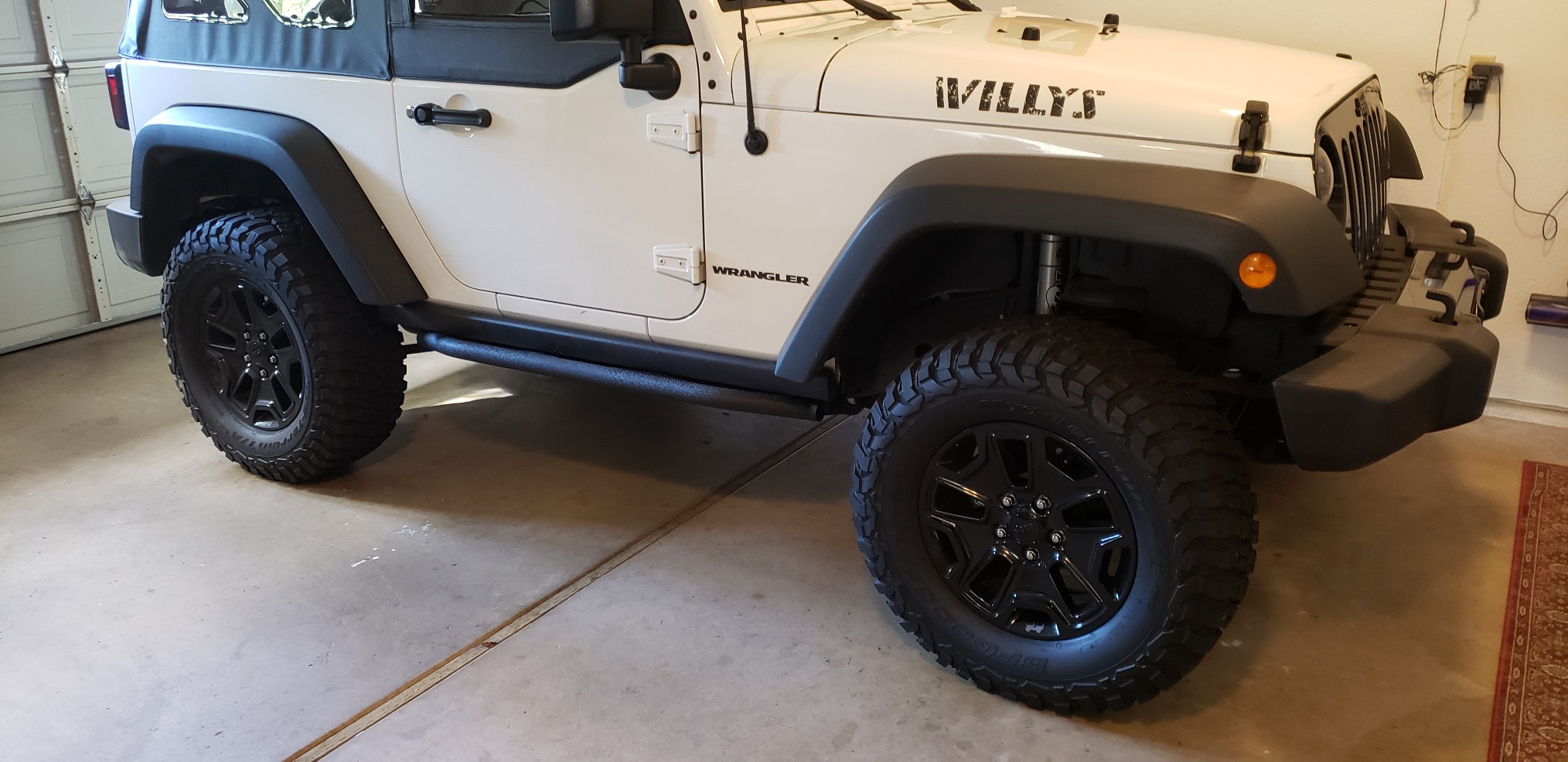Barricade Off Road Rock Sliders Styling and Protection Fits Jeep Wrangler JK 4 Door 2007-2018 customer photo 2