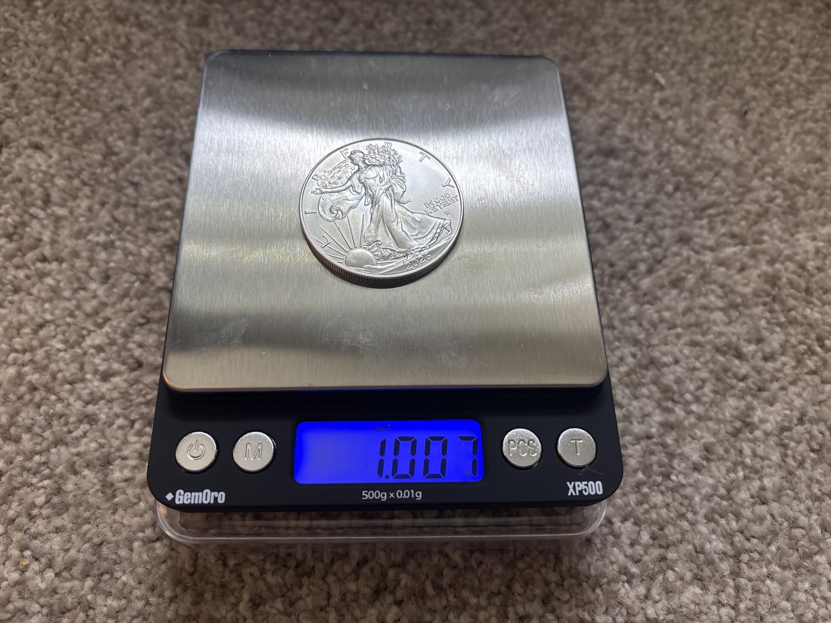 GemOro Platinum XP500 | Jewelers Pocket Scale | Countertop Portable Scale with Durable Precision | Digital Accurate Tool with Expert Professional Reading & Accuracy 500g x 0.01g Readability (Silver) customer photo 1