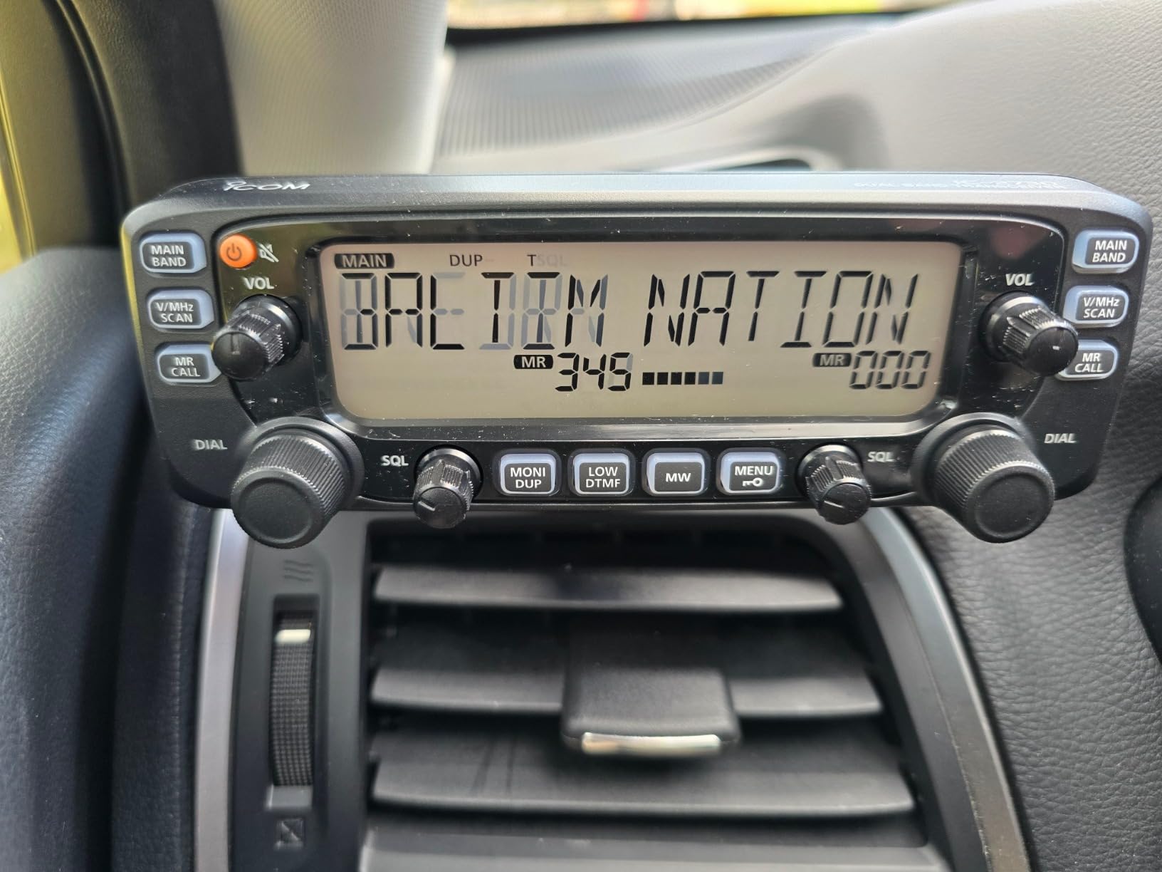 Icom IC-2730A Dual Band VHF/UHF 50W Mobile Radio customer photo 4