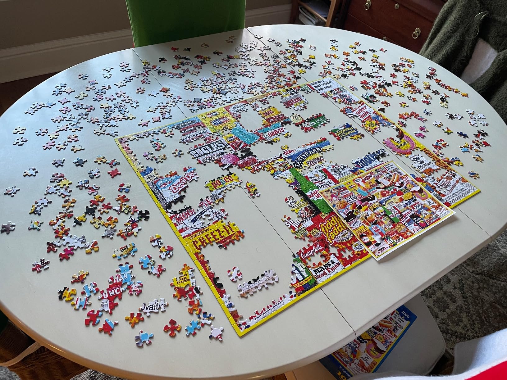 Puzzles Things I Ate As A Kid Collage Puzzle - 1000 Piece Jigsaw Puzzle customer photo 1