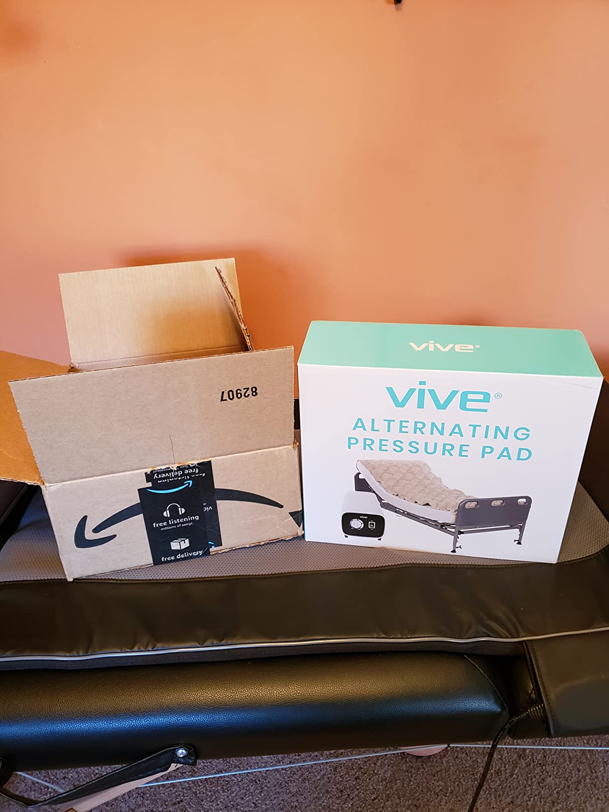 Vive Alternating Air Pressure Mattress Pad - The Original Bed Sore Solution | Dr. Recommended Hospital Bed Topper for Bedridden Patients - Includes Waterproof, Breathable Ulcer Cushion & Quiet Pump customer photo 1