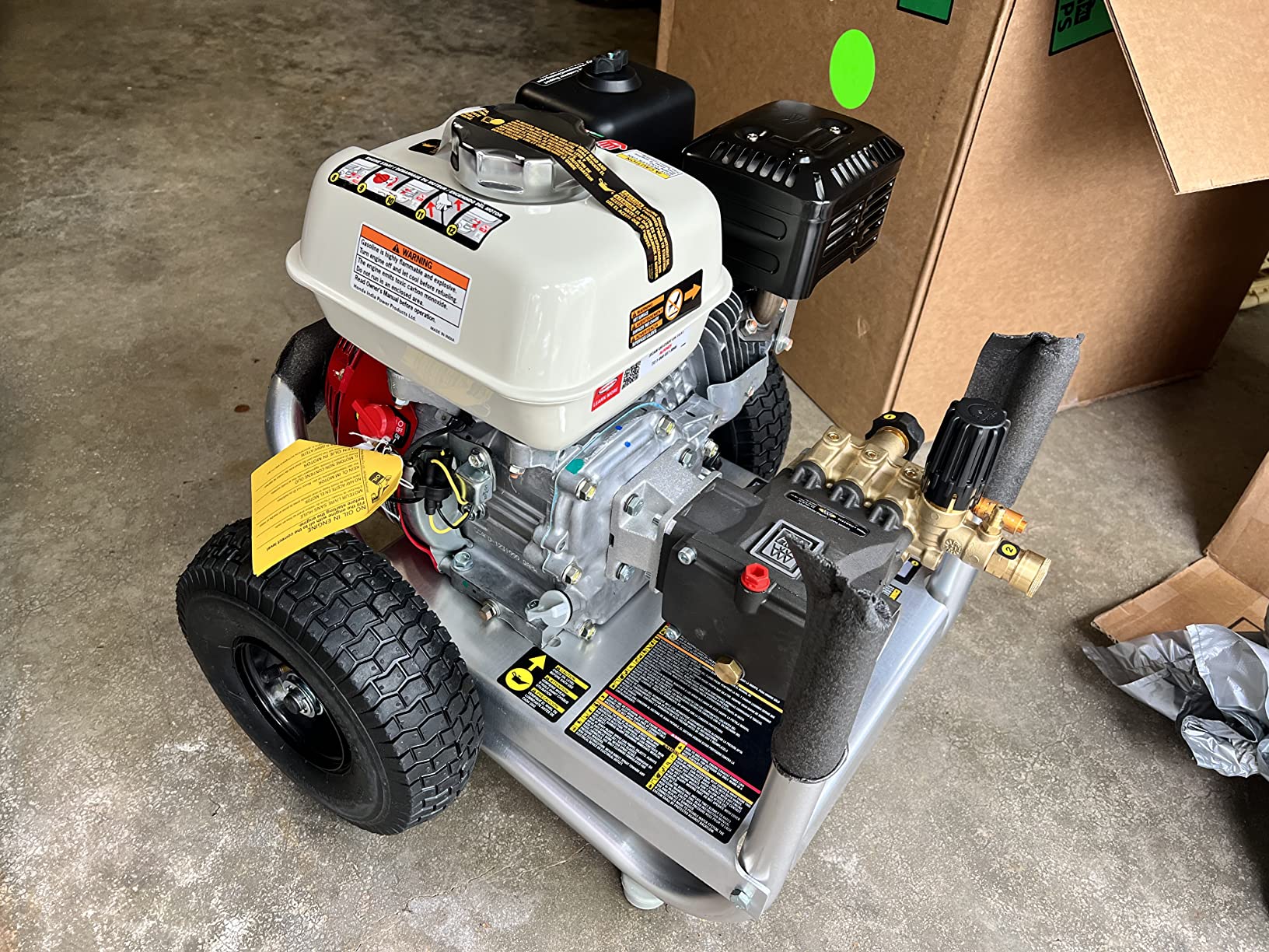 Simpson 3600 PSI Gas Pressure Washer, 2.5 GPM Commercial Power Washer, Honda GX200 Engine, 35' Hose, Aluminum Series (ALH3425) customer photo 2