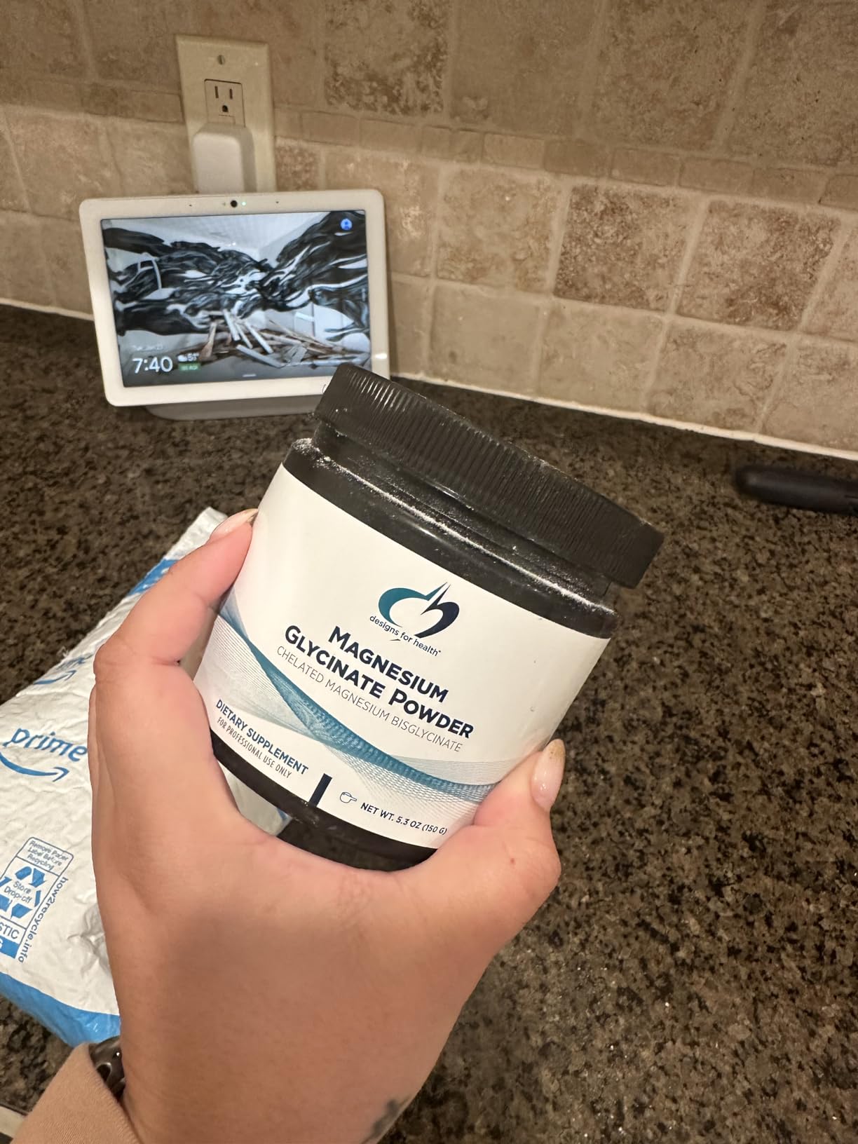 Designs for Health Magnesium Glycinate Powder - 300mg Powdered Chelated Magnesium Bisglycinate Supplement - Non-GMO Great-Tasting Drink Mix Add-in, Orange Flavor (30 Servings / 150g) customer photo 2