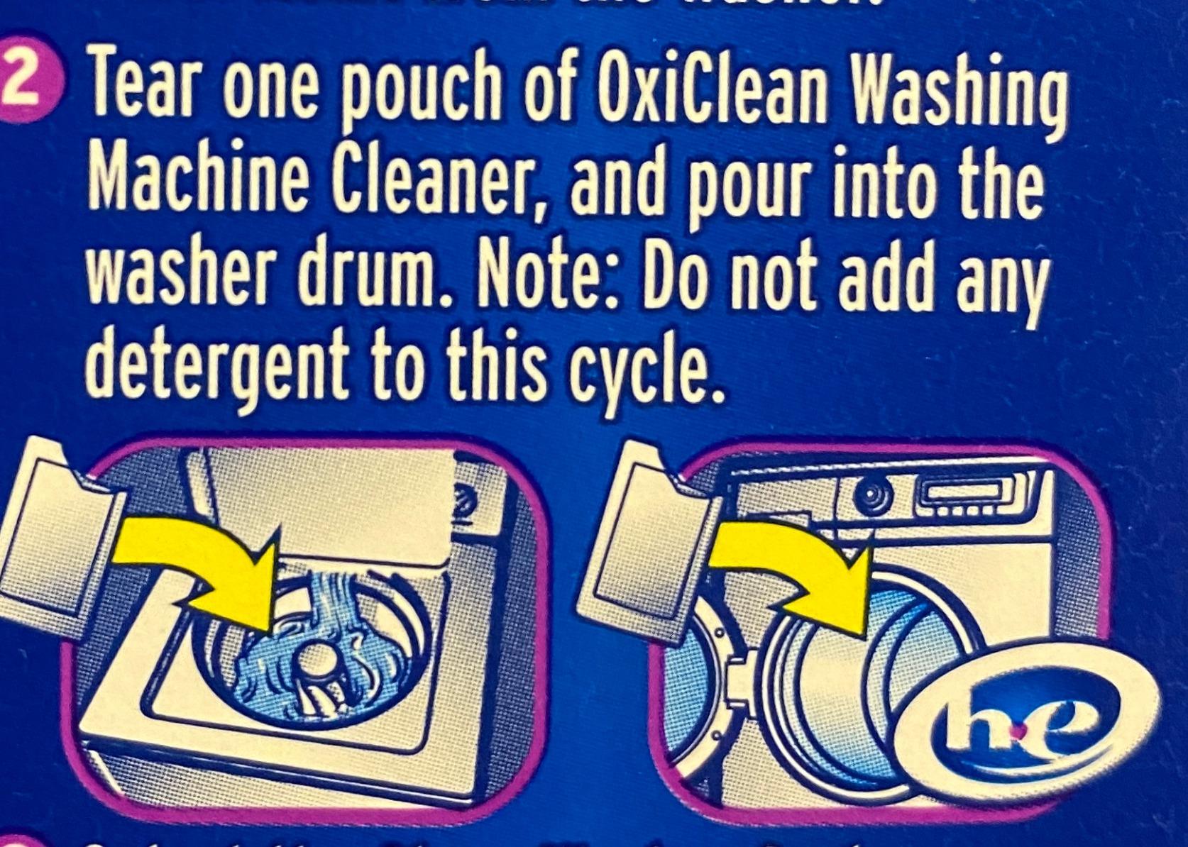 OxiClean Washing Machine Cleaner with Odor Blasters, 4 Count | Washing Machine Odor Eliminator, Removes Odor-Causing Residue, HE & Standard Washer Safe, Septic Safe customer photo 1