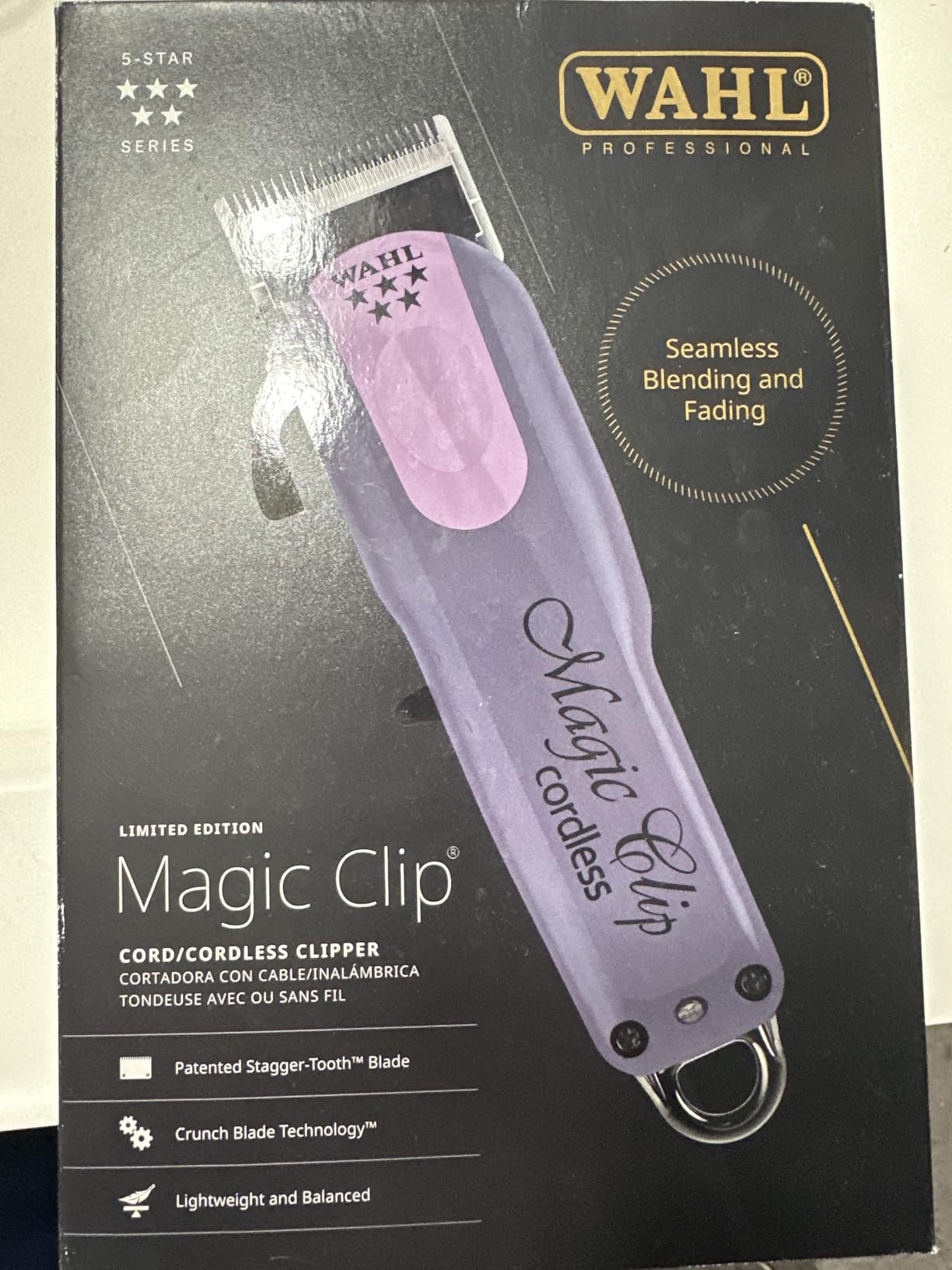 Wahl Professional 5 Star Series Magic Clip Cordless Hair Clipper, Stagger-Tooth Blade Professional Hair Trimmer with Attachments, 100+ Minute Run Time customer photo 1