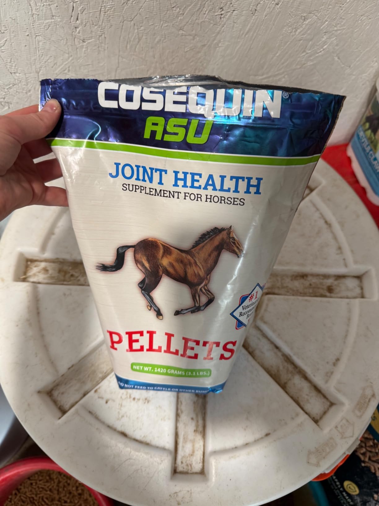Nutramax Cosequin ASU Joint Health Supplement for Horses - Powder with Glucosamine, Chondroitin, ASU, and MSM, 500 Grams customer photo 2