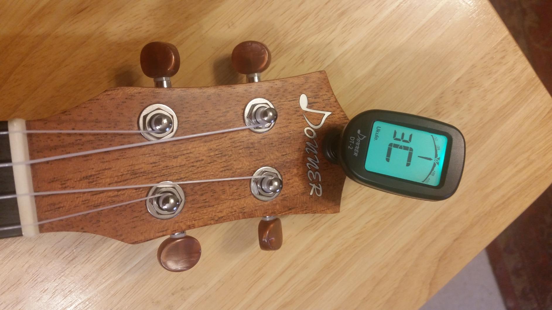 Donner Guitar Tuner Clip on-Accurate Chromatic,Acoustic Guitar Bass Violin Ukulele Tuner DT-2 customer photo 2