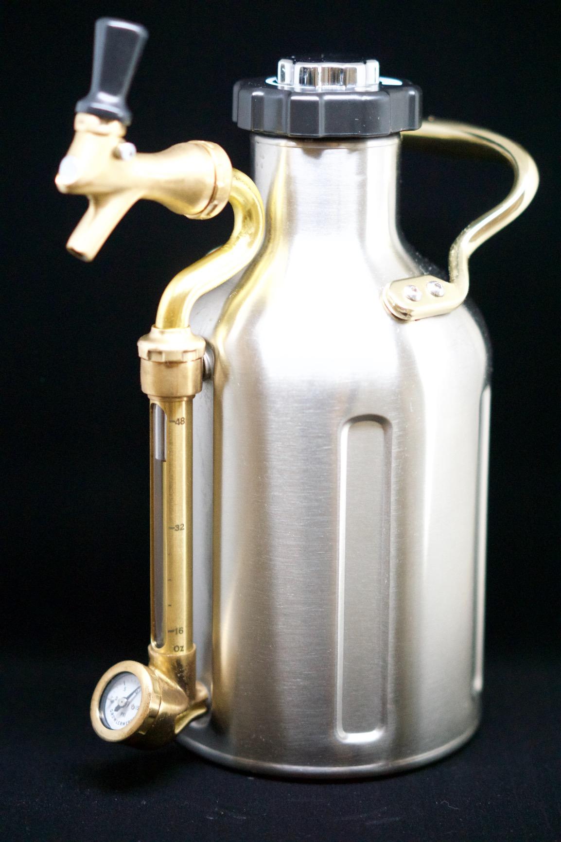 GrowlerWerks uKeg Carbonated Growler-Great Gift for Beer Lovers, 64 oz, Stainless Steel customer photo 2