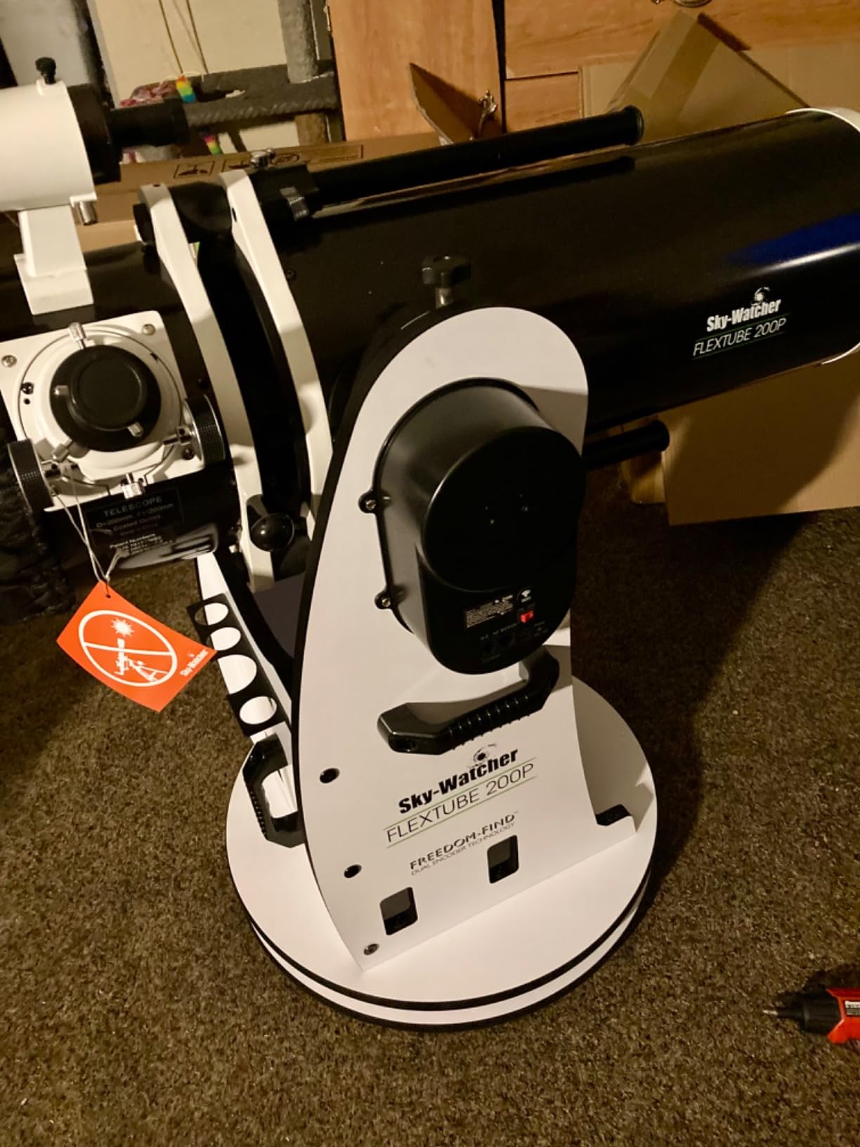 SkyWatcher Flextube 300 SynScan Dobsonian 12-inch Collapsible Computerized GoTo Large Aperture Telescope (S11820) customer photo 2