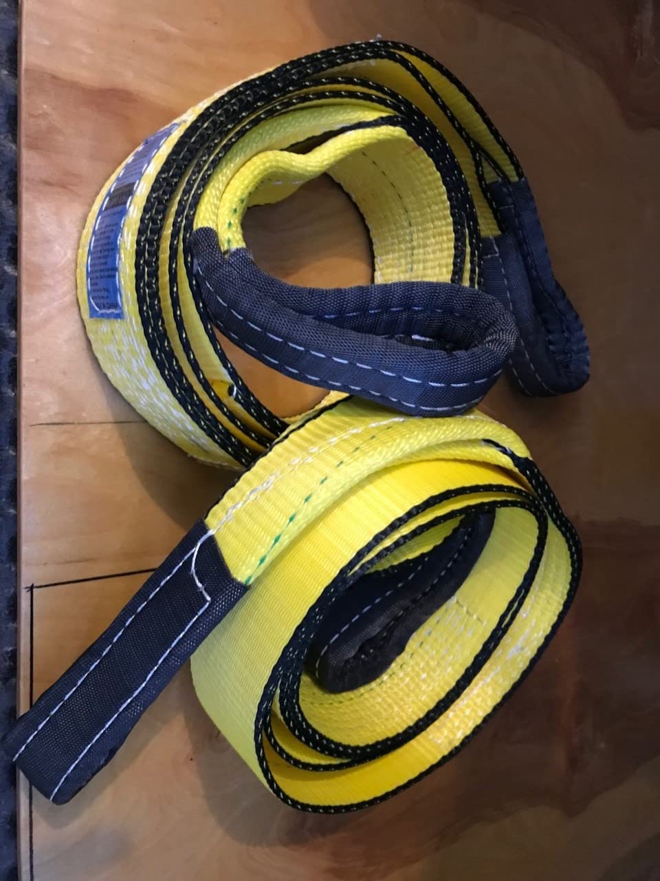 TGL 3 inch, 8 Foot Tree Saver Strap, Recovery Short Tow Strap with Loops, Winch Strap. 30,000 lbs MBS. Truck, UTV, ATV customer photo 2