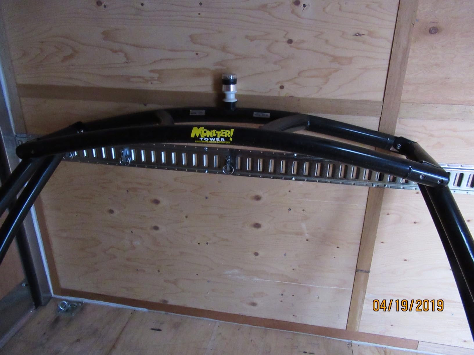 Monster Tower MTK Wakeboard Tower - Universal Fit, Collapsible, Forward-Raked Design, Arched Upper Bar, Dual Reinforced 2.5