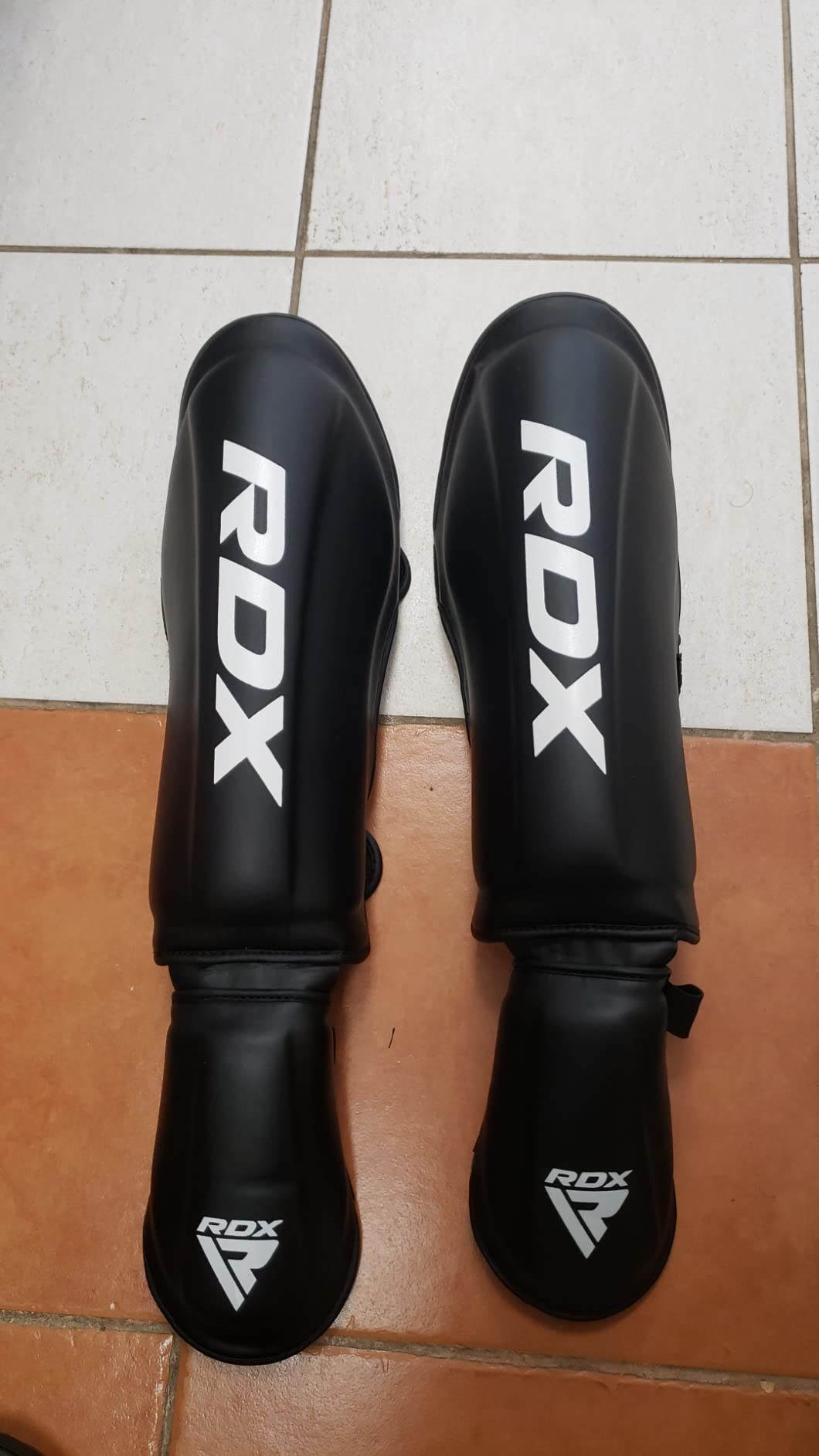 RDX Shin Guards Kickboxing Muay Thai, SATRA SMMAF Approved, Premium Maya Hide Leather customer photo 1