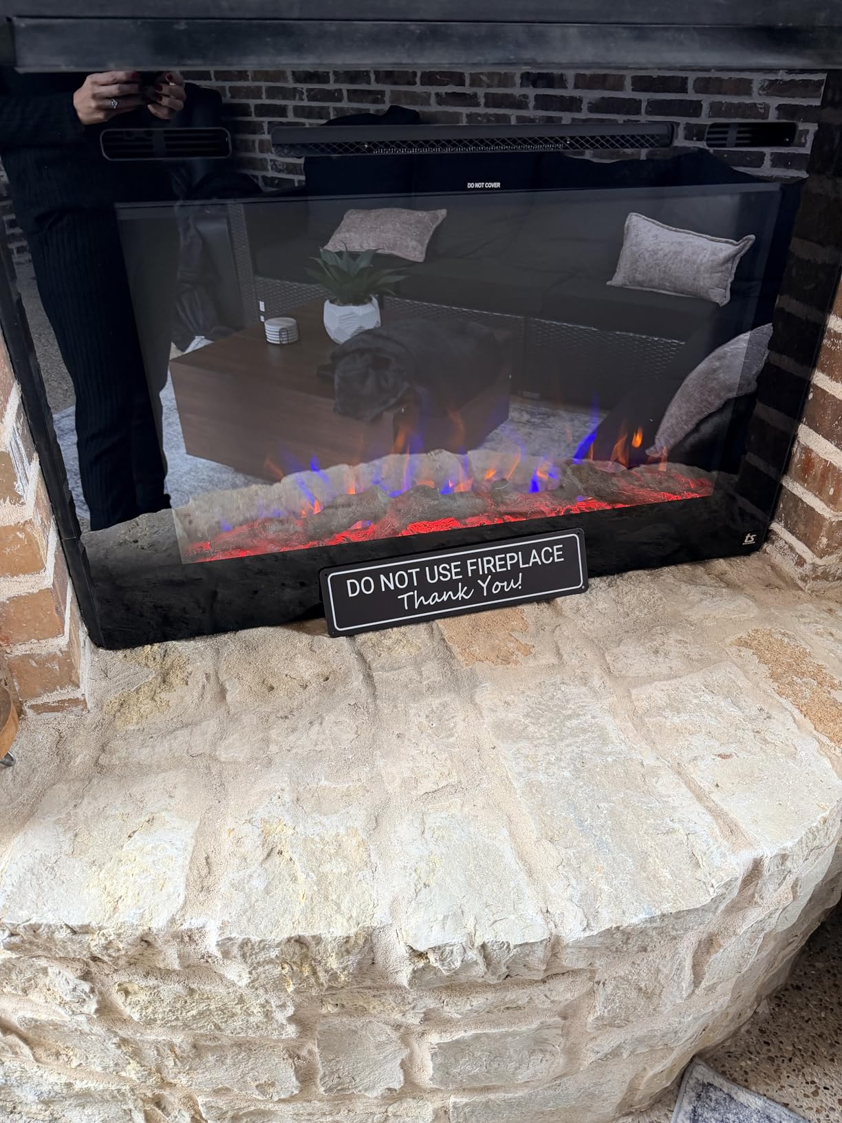 Touchstone Smart Electric Fireplace - The Sideline 60