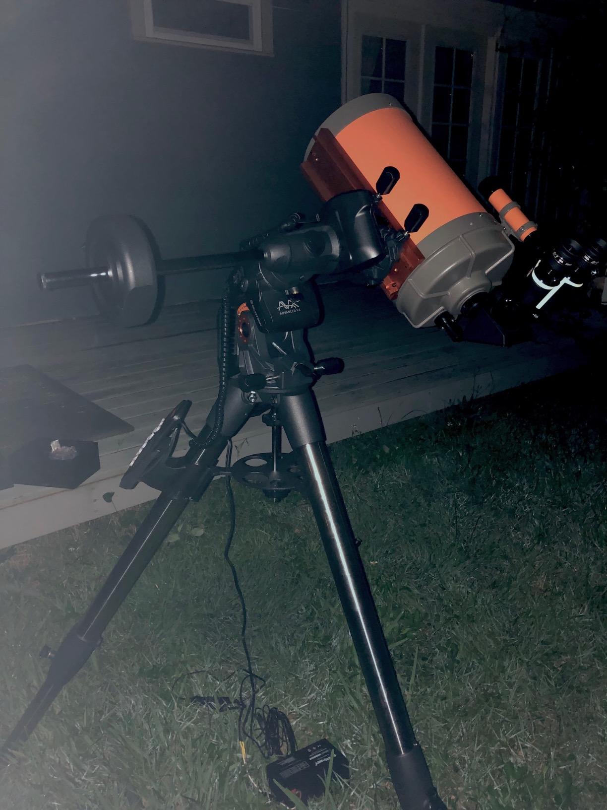 Celestron Advanced VX Mount with Dual Saddle Plate & Celestron Polar Axis Finder customer photo 1