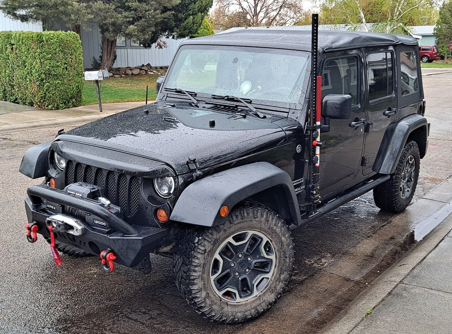 Sierra Offroad Soft Top for 2010 to 2018 Jeep Wrangler JK - Black, Sailcloth Vinyl - 4 Door Jeep Soft Top with Rear Plastic Tinted Windows - Factory Precision Fit Replacement - No Upper Door Skins customer photo 1