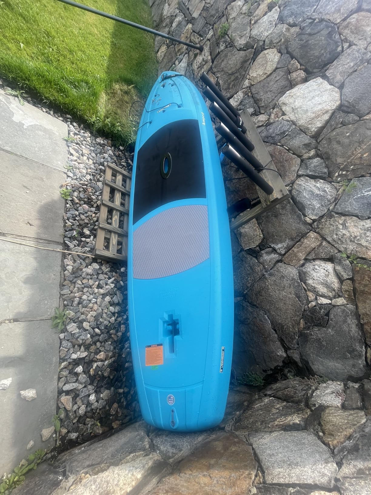 Lifetime Amped Hardshell Paddleboard with Paddle, 11', Glacier Blue customer photo 3