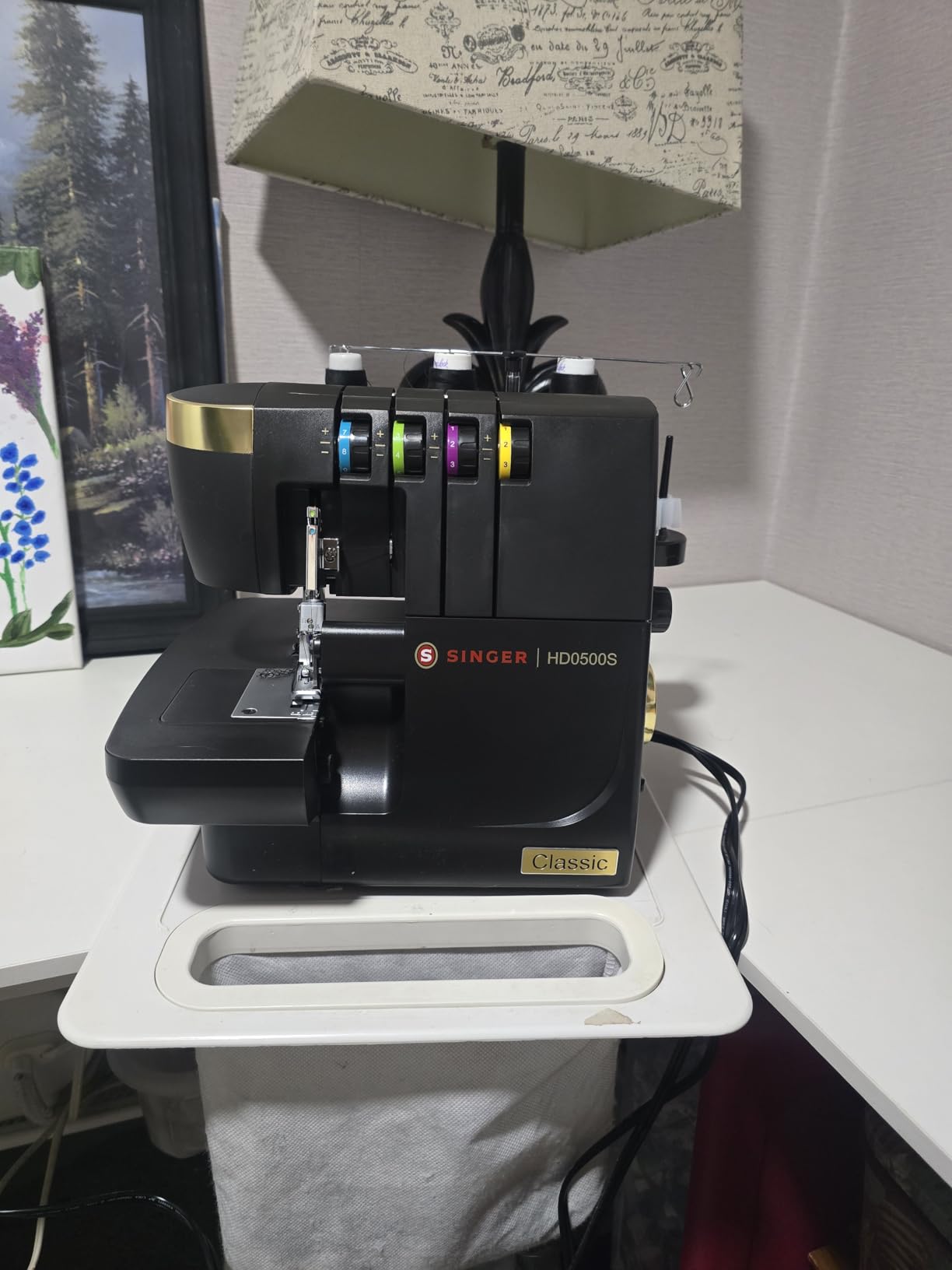 Janome MOD-8933 Serger with Lay-In Threading, 3 and 4 Thread Convertible with Differential Feed customer photo 2