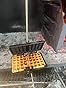 Petromax Hinged Campfire Waffle Iron for Grill or Campsite, Cast Iron with Wooden Handles, 28.3 inches Long customer photo 2
