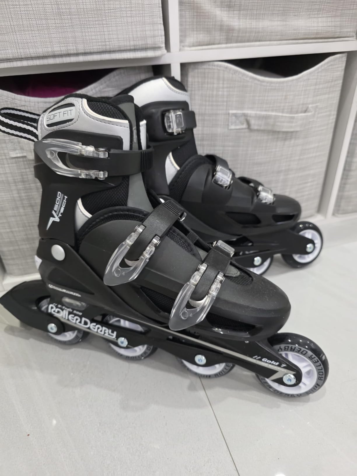 V-Tech 500 Adjustable Performance Inline Skates for Men, Women, Kids, Teens customer photo 1