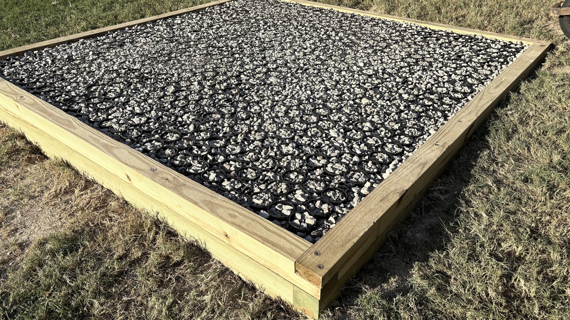 | PRO LITE Permeable Paver | Driveway, Grass, Shed Base, Patio, RV Pad, Gravel, DIY Outdoor | 120,000 lb Load Class | All-Weather | Easy Install | Pack of 18 (72 Square Feet) customer photo 1