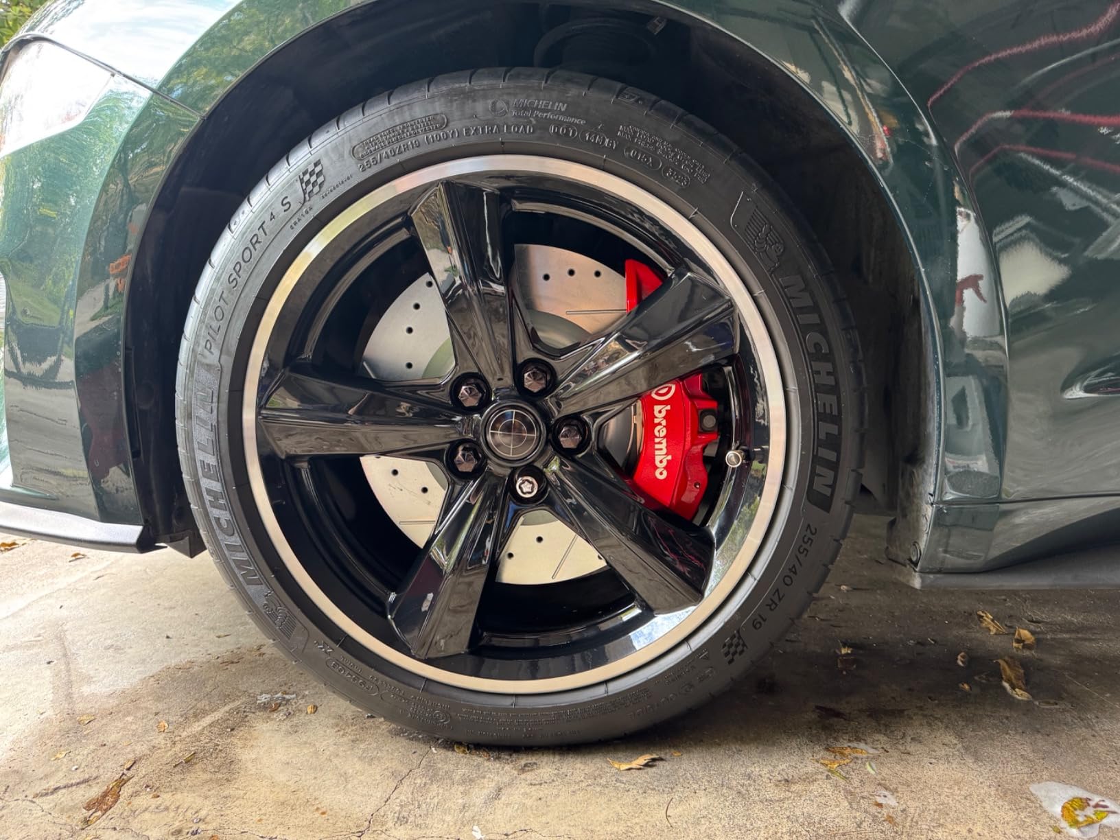 Power Stop Brake Kit For 2015-2022 Ford Mustang Front and Rear Z26 Carbon-Fiber Brake Pads with Drilled and Slotted Rotors Replacement, K6810-26 customer photo 1