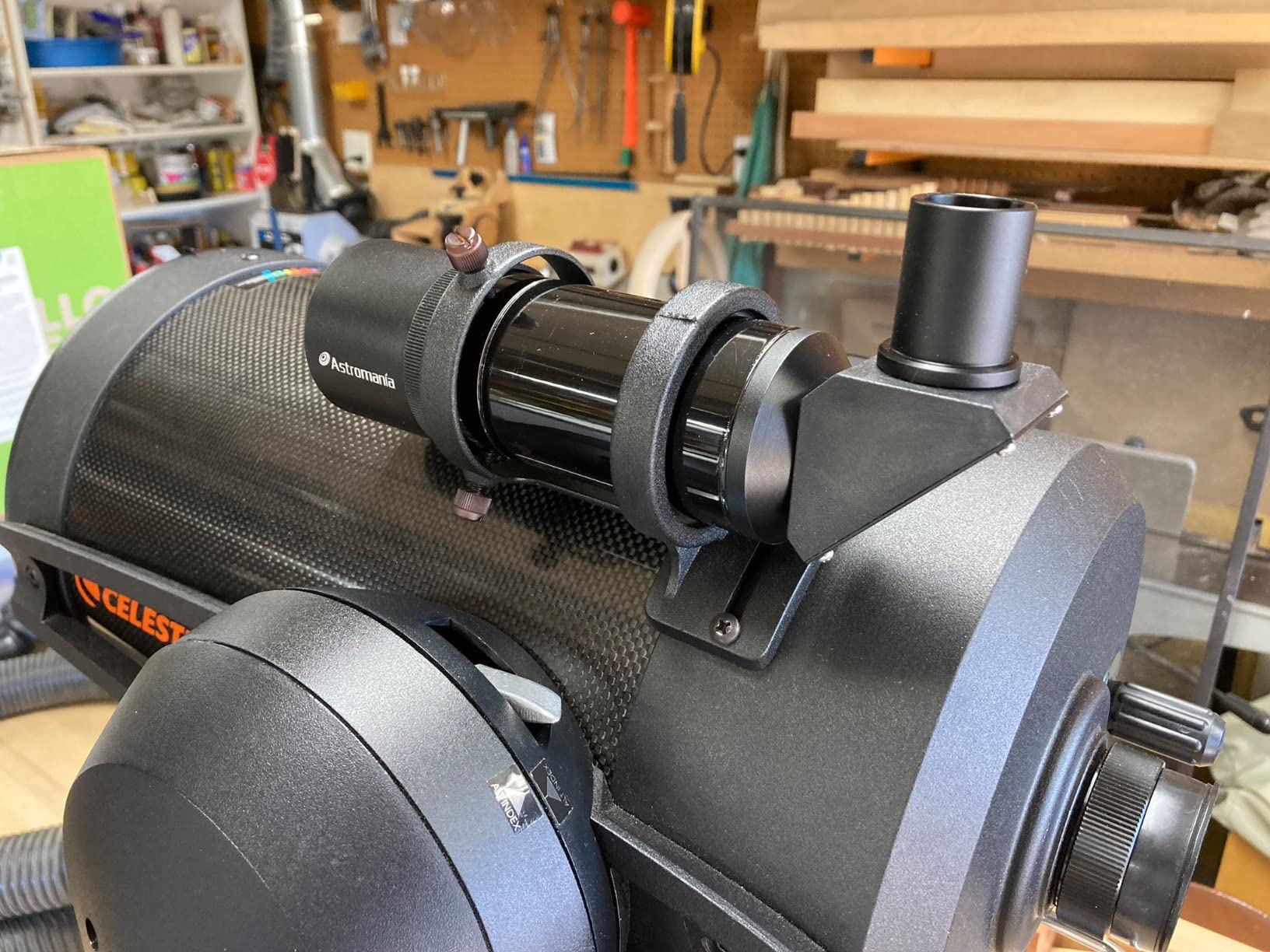 Astromania Finder Scope 9x50, Right Angle Correct Image Optical Telescope Finder, Fully Multi-Coated Finderscope for Astronomical Telescope with Crosshair and Bracket - Upright and Non-Reversed Image customer photo 1