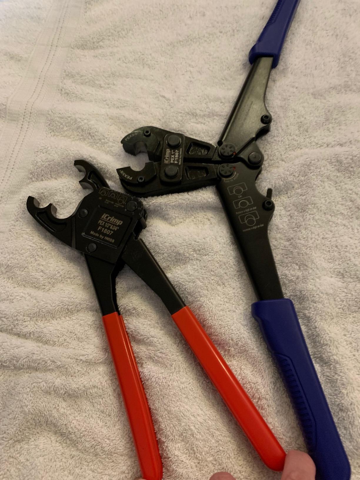 iCrimp F1807 Copper Ring Crimping Tool Kit for 3/8, 1/2, 3/4, 1-inch - Free Removal Tool & Pex Pipe Cutter & Gauge - For All US F1807 Standards customer photo 1