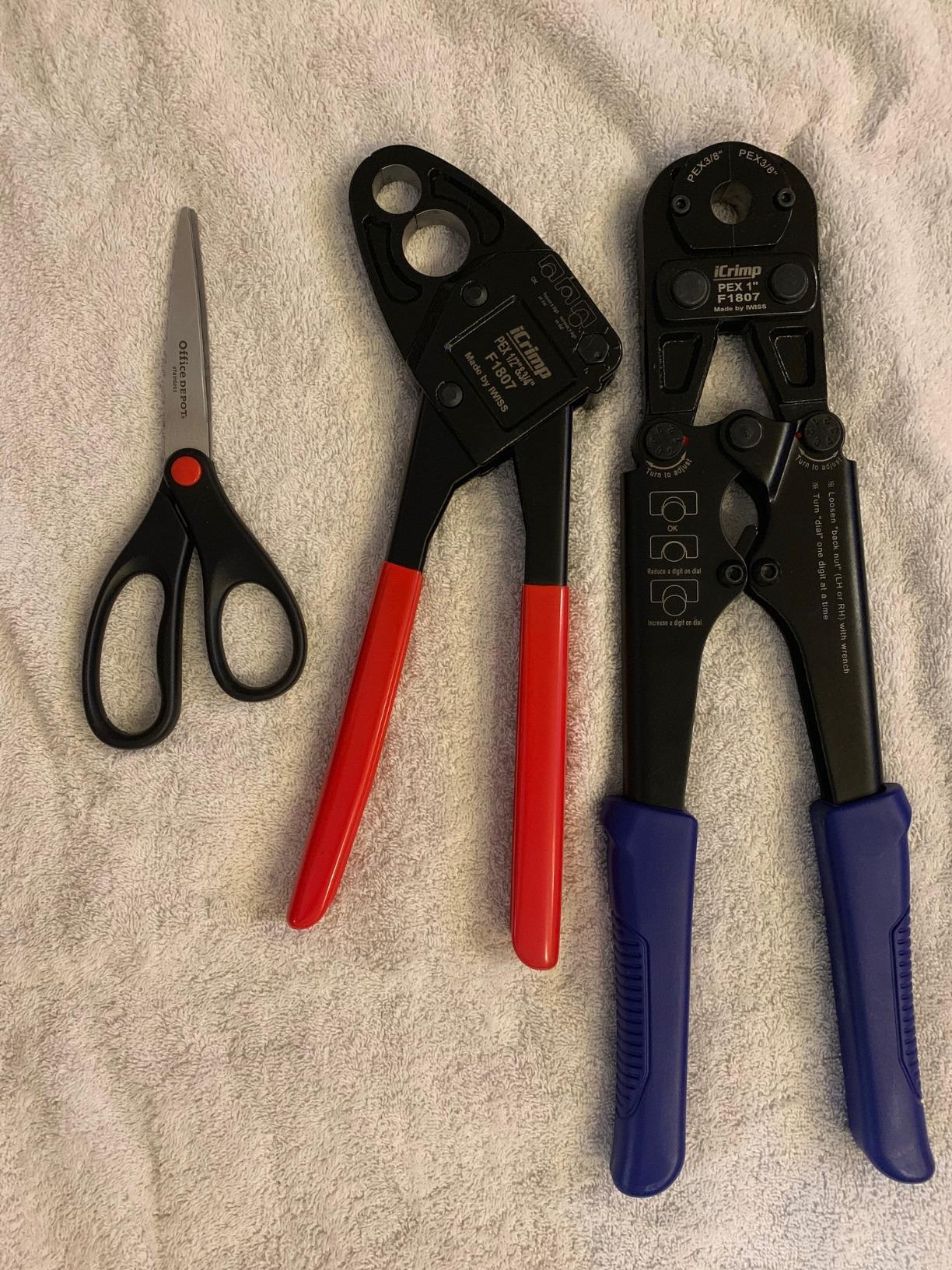 iCrimp F1807 Copper Ring Crimping Tool Kit for 3/8, 1/2, 3/4, 1-inch - Free Removal Tool & Pex Pipe Cutter & Gauge - For All US F1807 Standards customer photo 2
