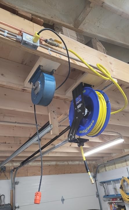 Goodyear Air Hose Reel Retractable 3/8
