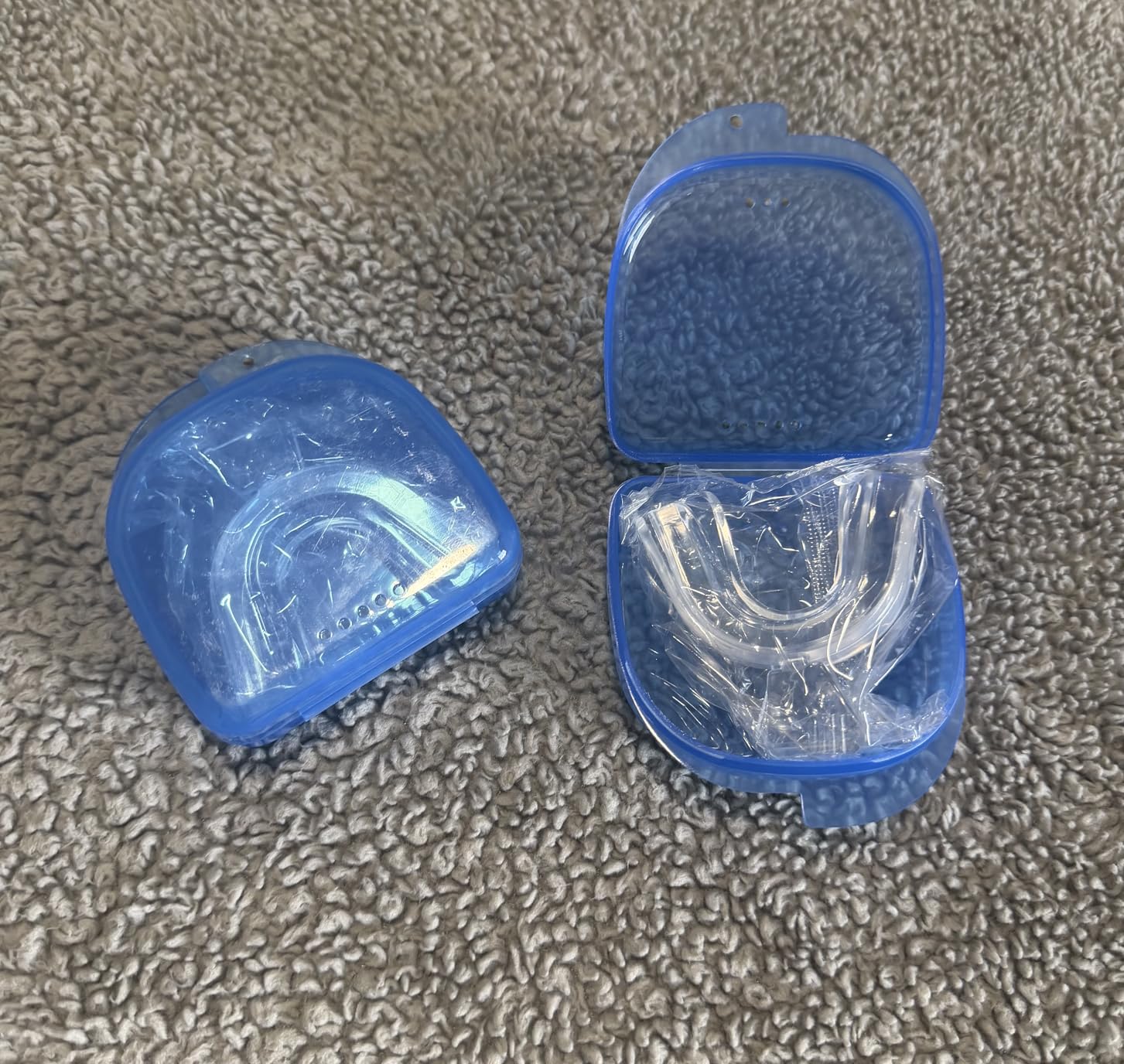 Moldable Teeth Whitening Trays for Gel Customizable Dental Mouth Guards - Compatible with Opalescence and All Gels - 4 Trays & 2 Storage Cases customer photo 2