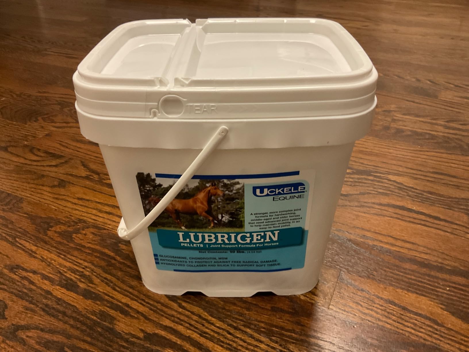 Lubrigen Pellets | Advanced Joint Supplement with Glucosamine, Chondroitin | Horse Supplement for Mobility & Connective Tissue Health | 10 lbs Bucket customer photo 2