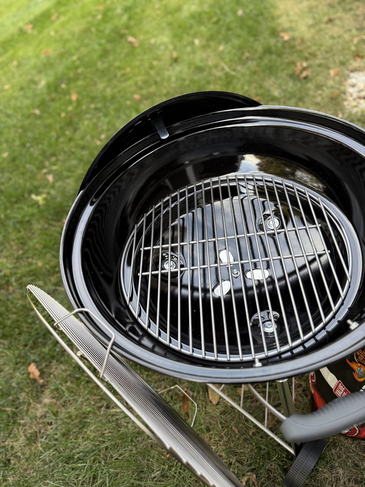 Jumbo Joe Premium Charcoal Grill, 22-Inch, Black - Portable Outdoor BBQ Grill with Durable Plated Steel Grates, Porcelain-Enameled Bowl & Precision Airflow Control customer photo 2