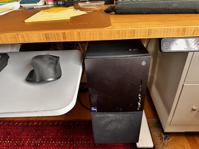 VIVO Adjustable Computer Keyboard & Mouse Platform Tray Ergonomic Under Table Desk Mount Drawer Underdesk Shelf (MOUNT-KB03B) customer photo 1