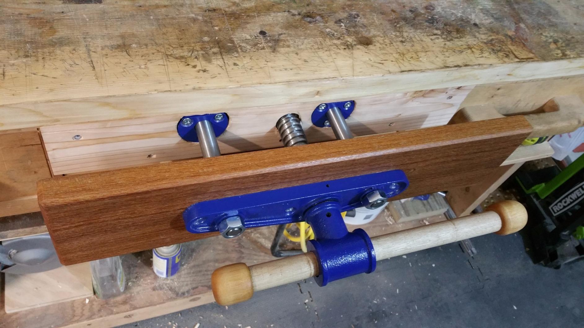 Yost Vises F10WW Woodworker's Vise | Front Vise | 10 Inch Woodworking Tool | Cast Iron Body Construction with a Solid Steel Main Screw customer photo 1
