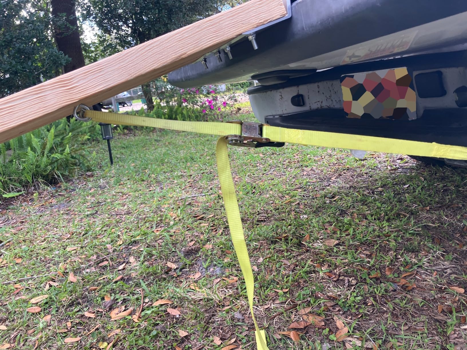 MaxxHaul 80439 Aluminum Ramp Top Kit (2 Pack) - Turns 2x8 Boards into Utility Loading Ramps - 1,400 lb Capacity with Non-Skid Surface & Tailgate Protective Pads customer photo 1