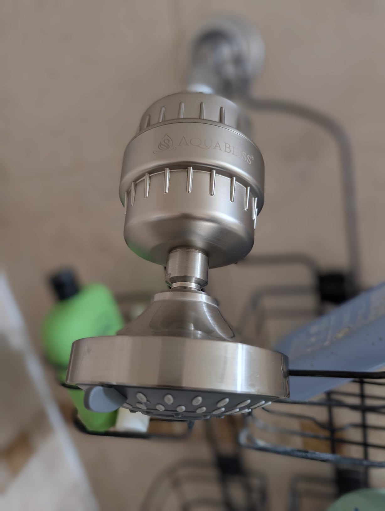 AquaBliss High Output Revitalizing Shower Filter - Reduces Dry Itchy Skin, Dandruff, Eczema - Chrome (SF100) customer photo 2