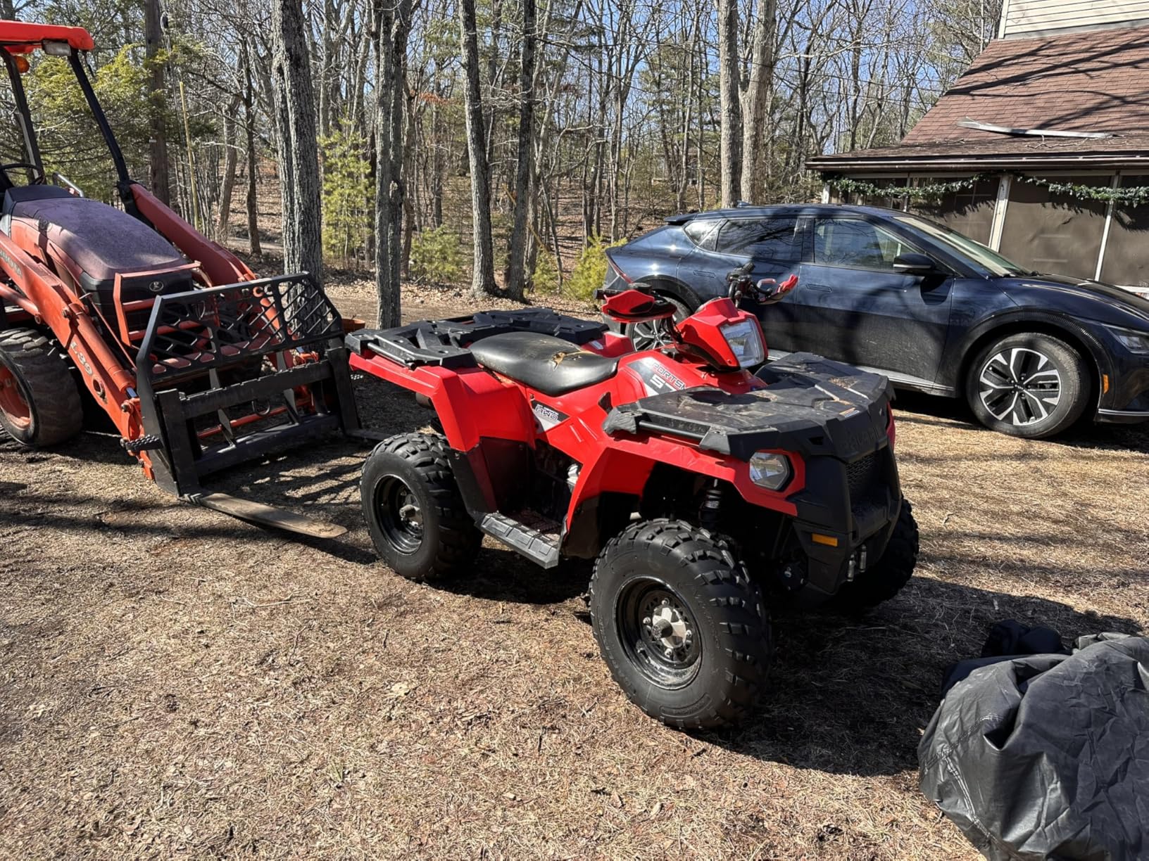Badass Moto ATV Covers Waterproof Outdoor Heavy Duty, Rip-Resistant, Night-Reflective Quad Cover, 4 Wheeler Cover, Easy-Access Zipper & Vents Four Wheeler Accessories - ATV Gifts, Large 95 Long customer photo 1