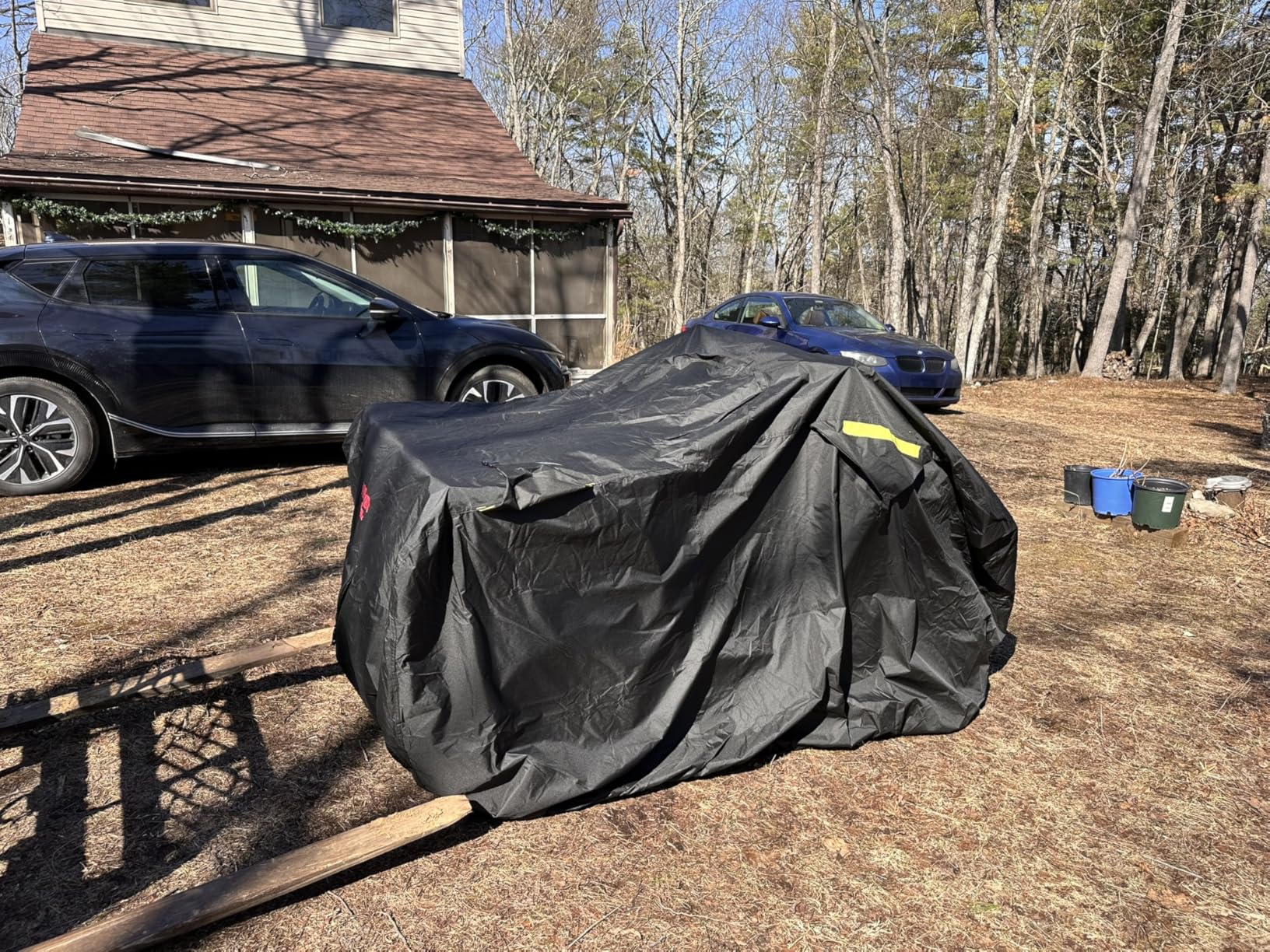 Badass Moto ATV Covers Waterproof Outdoor Heavy Duty, Rip-Resistant, Night-Reflective Quad Cover, 4 Wheeler Cover, Easy-Access Zipper & Vents Four Wheeler Accessories - ATV Gifts, Large 95 Long customer photo 2