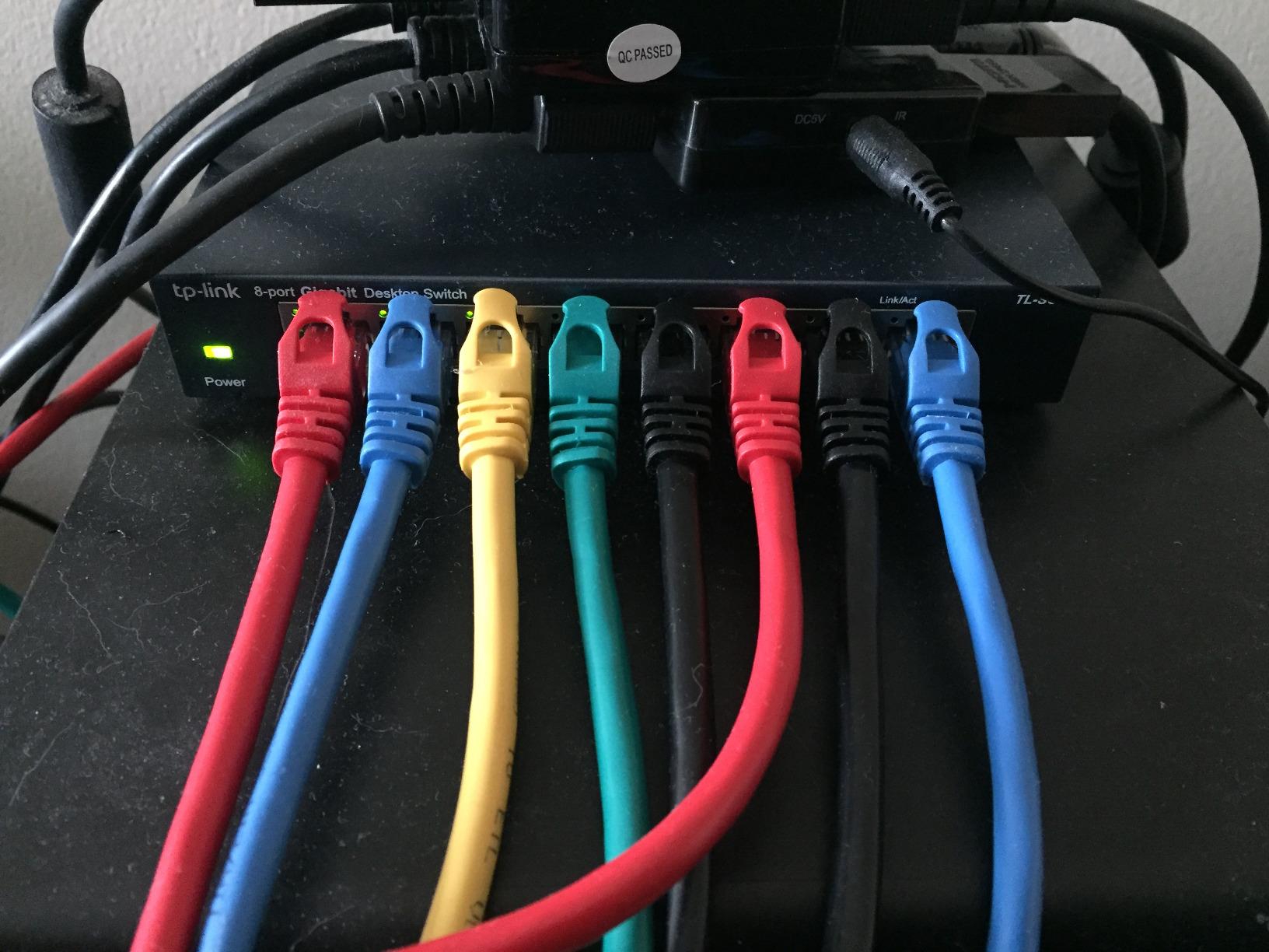 Ultra Clarity Cables Cat 6 Ethernet Cable 6 Ft (10 Pack), 5 Colors customer photo 1