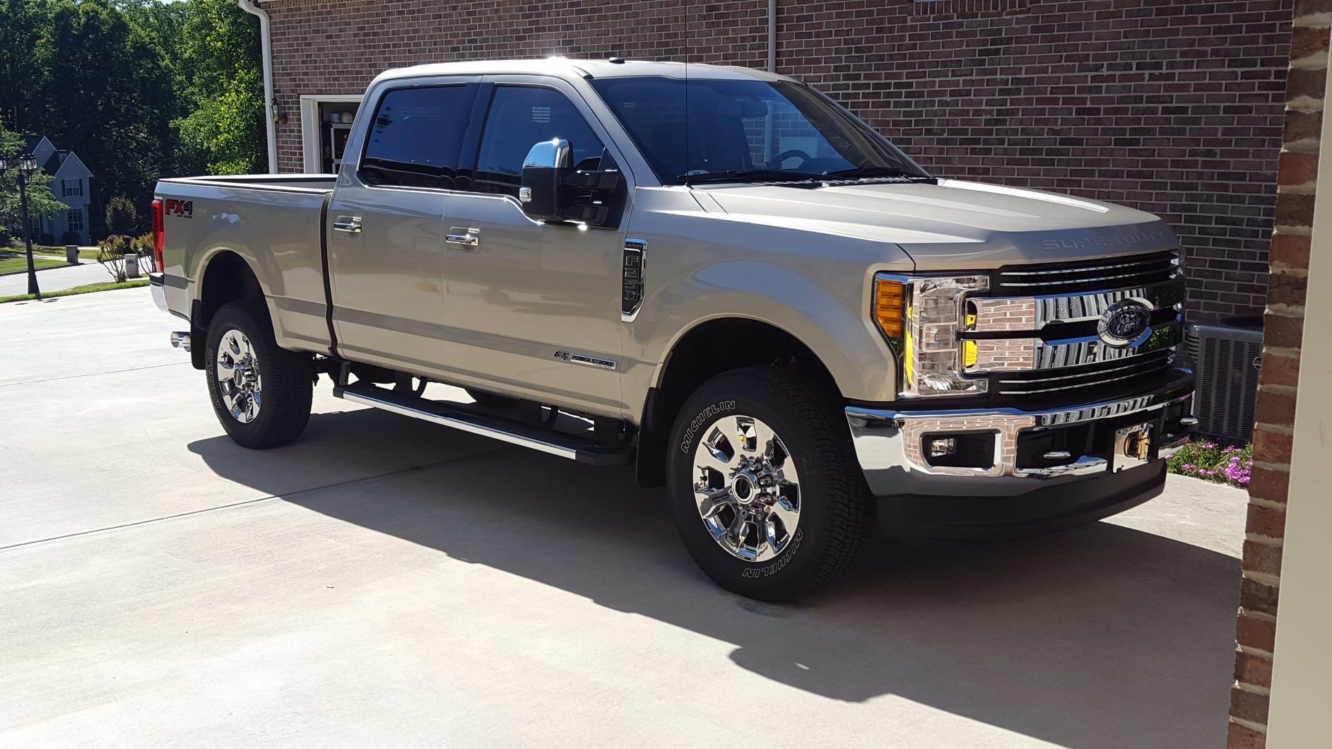 Husky Liners Front & Rear Mud Guards | Fits 2017-2024 Ford F-250/F-350 w/Single Rear Wheels & w/o OEM Fender Flares - Black, 4 Pc | 58466 customer photo 1